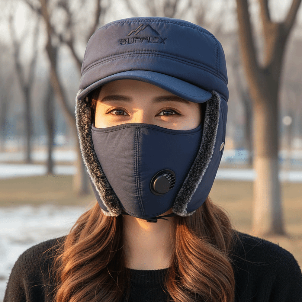 Trapper Hat Ear Flap - 厚手の冬用トラッパーハット、取り外し可能なフリース裏地付き、防風保温キャップ、通気性のあるパッド入りフリースイヤーフラップ付き帽子、おじいちゃんへのプレゼント