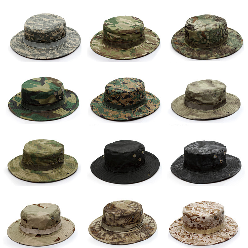 アウトドアバケットハット 厚手 迷彩柄 タクティカルブーニー - Boonie Hat Tactical のレビューと価格