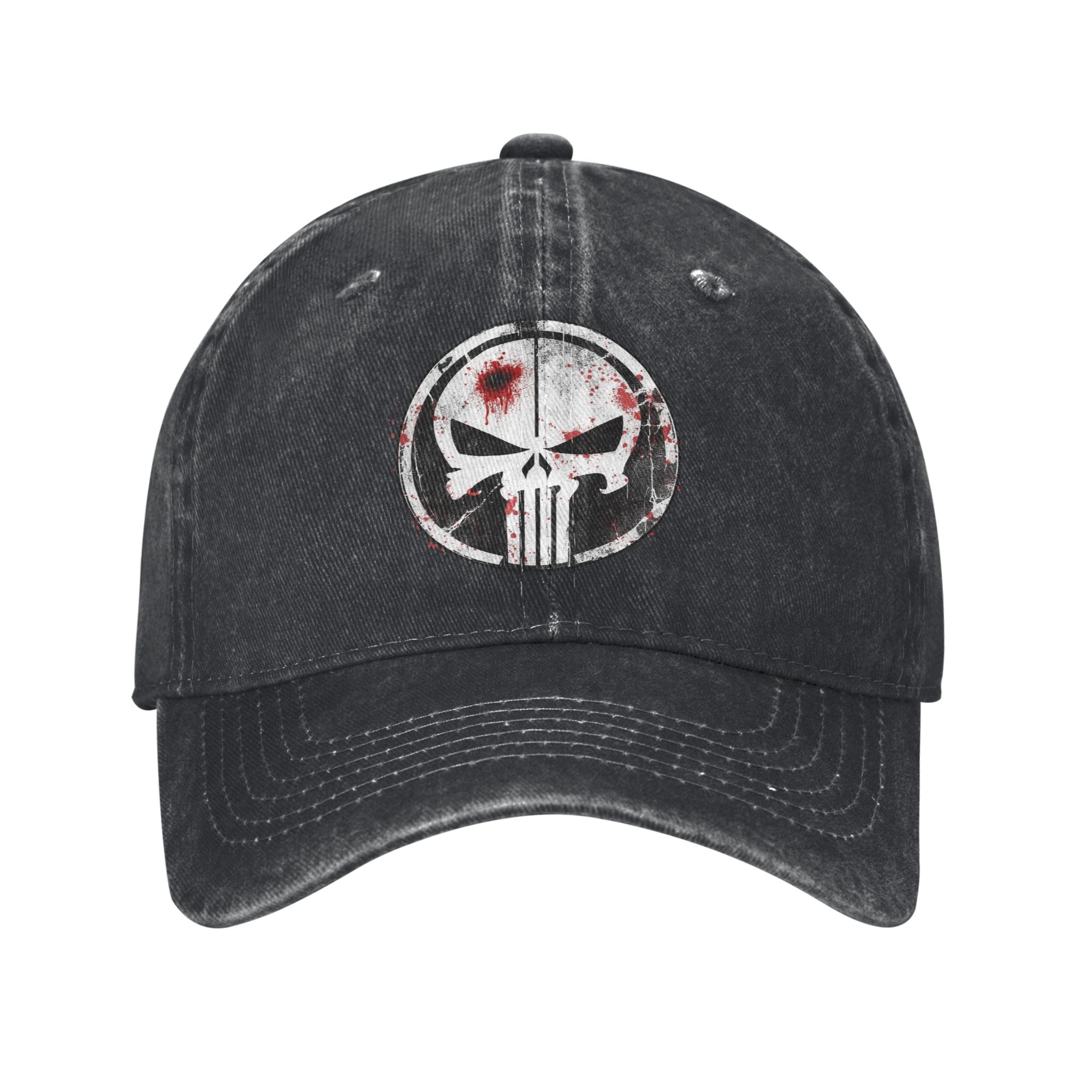 カジュアルなパニッシャーブラッドベースボールキャップ メンズ - Skull Cap Helmet Liner のレビューと価格