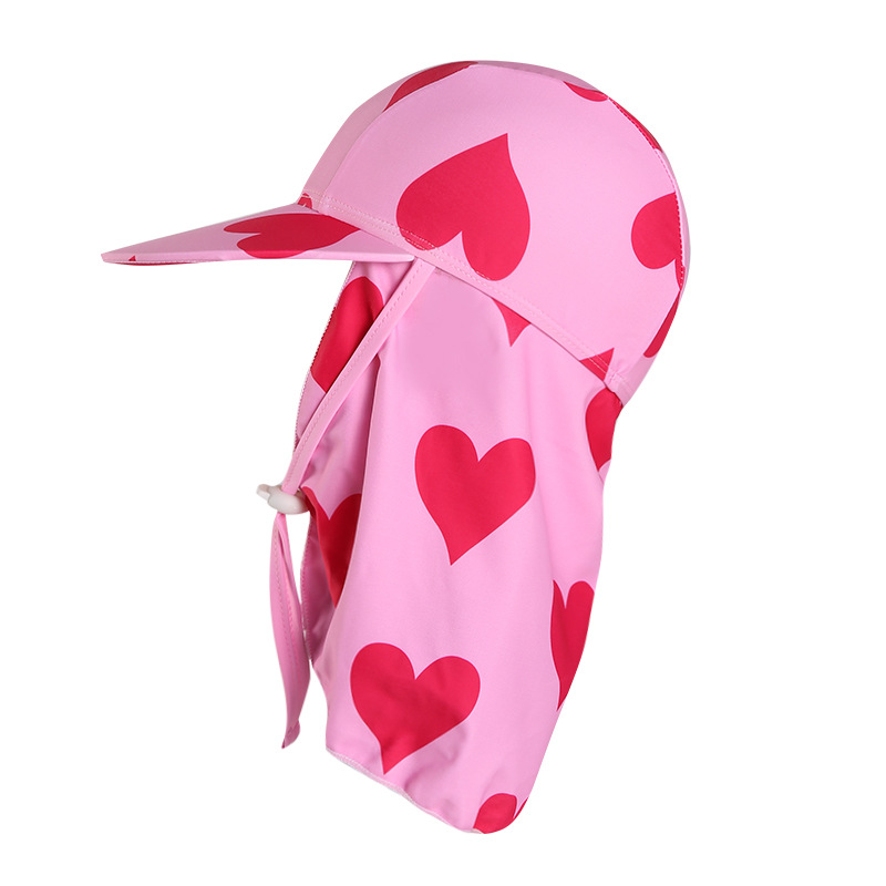 子供用日よけ水泳帽、つば広UVカットサンハット、ネックカバー - Sun Hat Wide Brim のレビューと価格