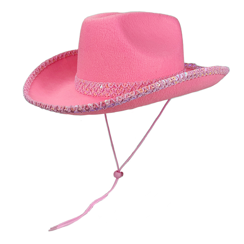 女性男性スパンコールカウガールハットキラキラウエスタンキャッ - Sun Hat Wide Brim のレビューと価格