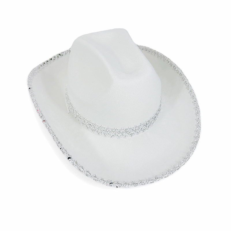 女性男性スパンコールカウガールハットキラキラウエスタンキャッ - Sun Hat Wide Brim のレビューと価格