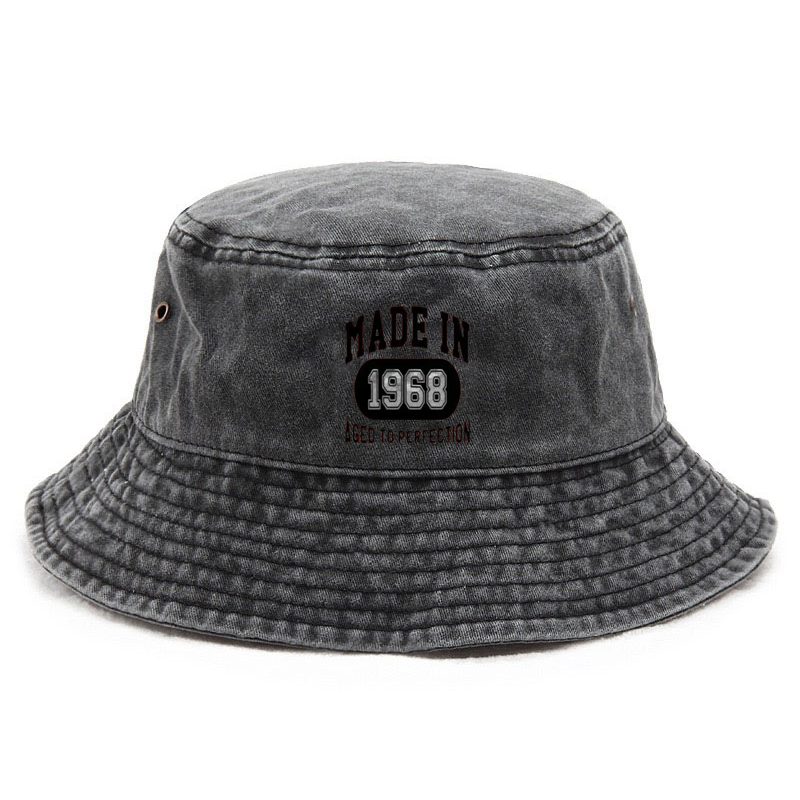 カスタマイズ可能なコットンウォッシュドバケットハット、ヴィン - Bucket Hat Cotton のレビューと価格