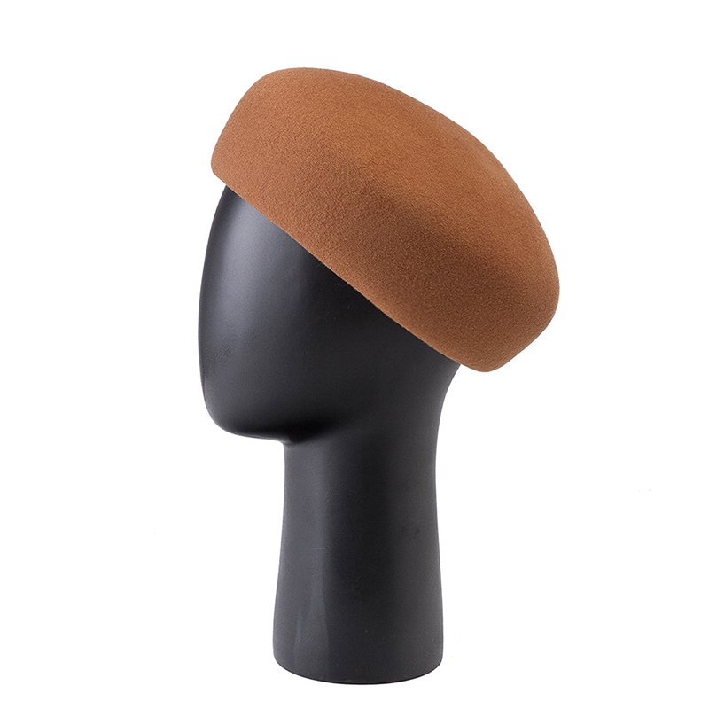 フランス風の新しいウールベレー帽、女性用フェルト冬帽子、おし - Beret French Wool のレビューと価格