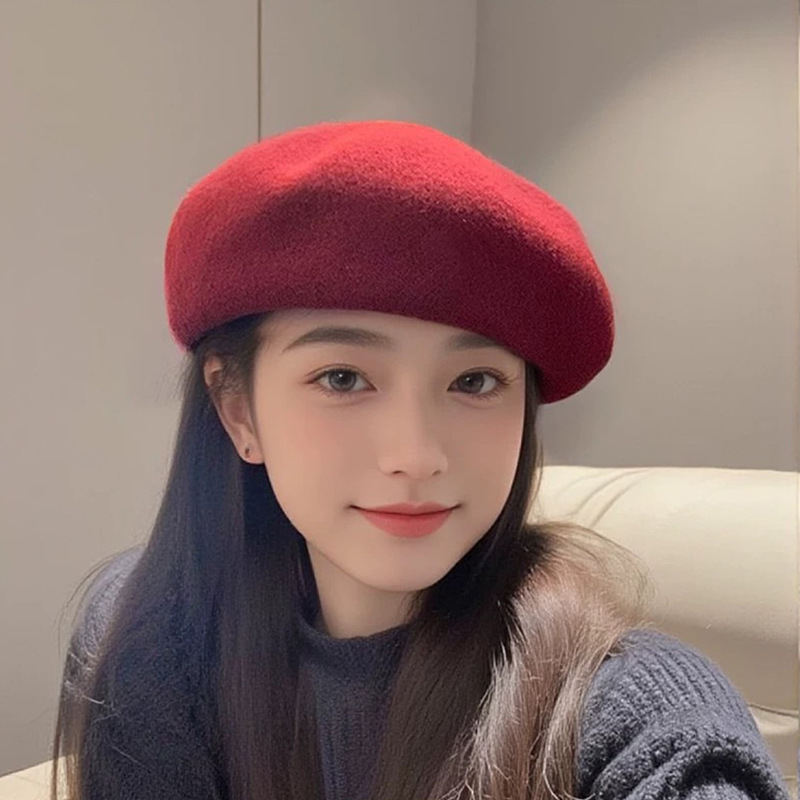 秋の定番フレンチウールベレー帽 レディース ヴィンテージ 無 - Beret French Wool のレビューと価格