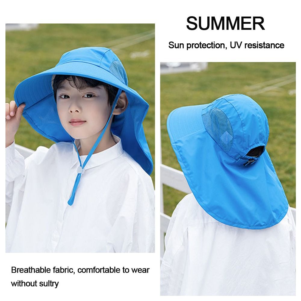 日焼け止め ボーイ ガール ビーチキャップ 子供用 バケット - Sun Hat Wide Brim のレビューと価格