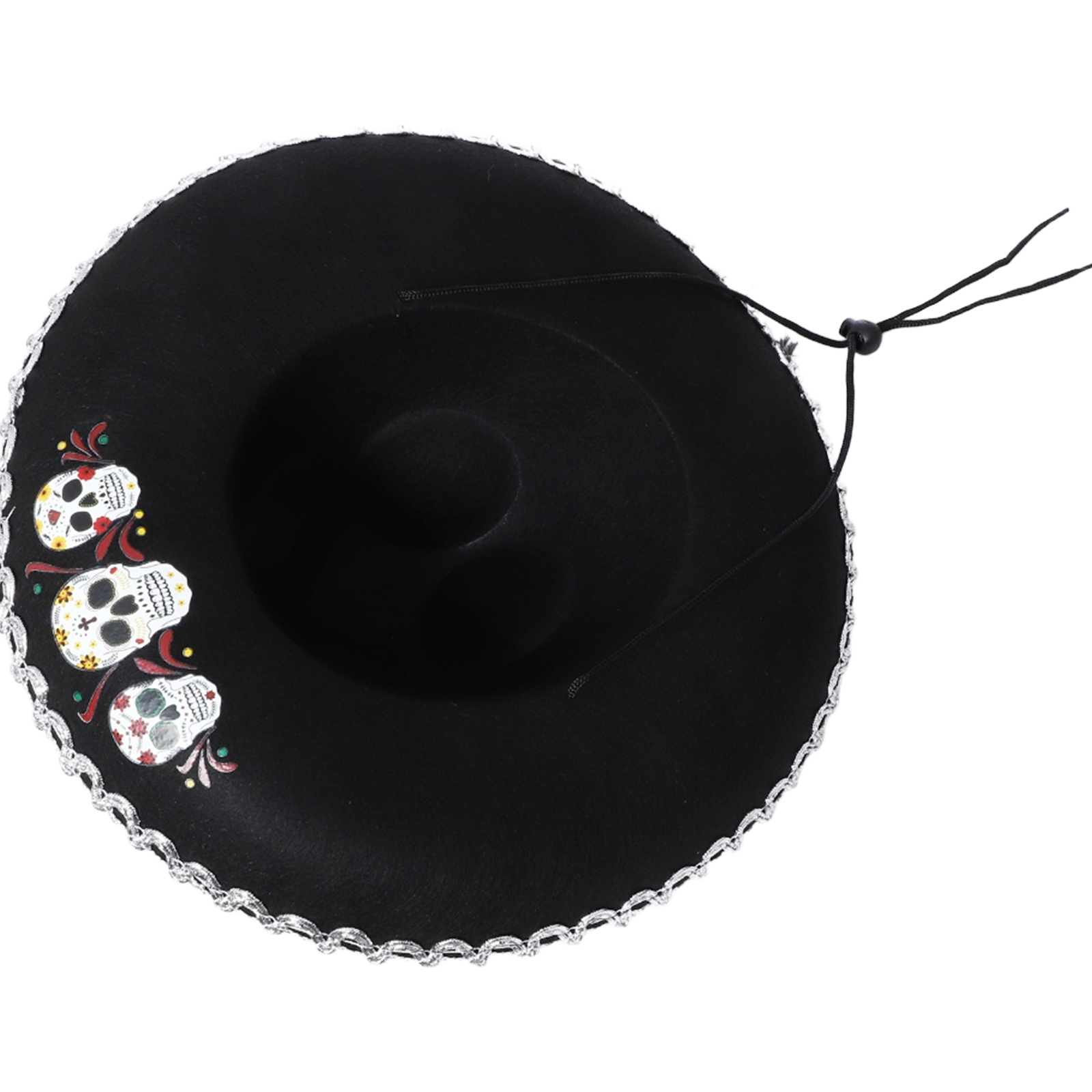 メキシコ風パーティー帽子 スカル柄 つば広 メタリックブレー - Sun Hat Wide Brim のレビューと価格