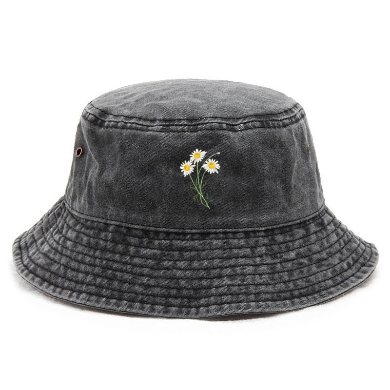 カスタマイズフラワーコットンウォッシュドバケットハットヴィン - Bucket Hat Cotton のレビューと価格